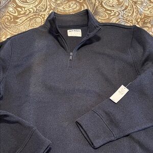 Old Navy Men's Dark Blue Zip-Up Sweater